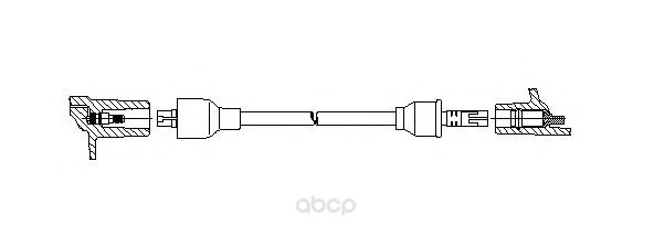 фото Провод высоковольтный opel/citroen 100см bremi 355/100