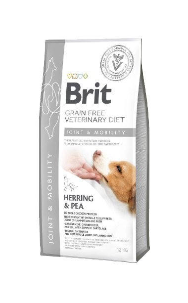 фото Сухой корм для собак brit veterinary diet joint & mobility, сельдь, горох, 2кг