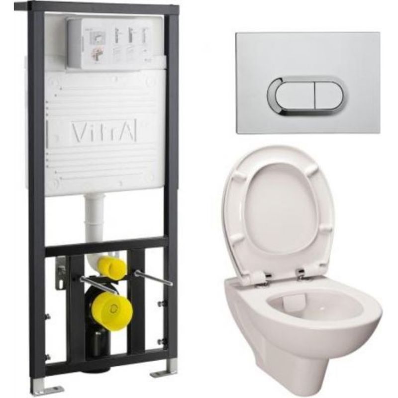 

Подвесной унитаз Vitra S20 Rim-Ex 9004B003-7202, Белый