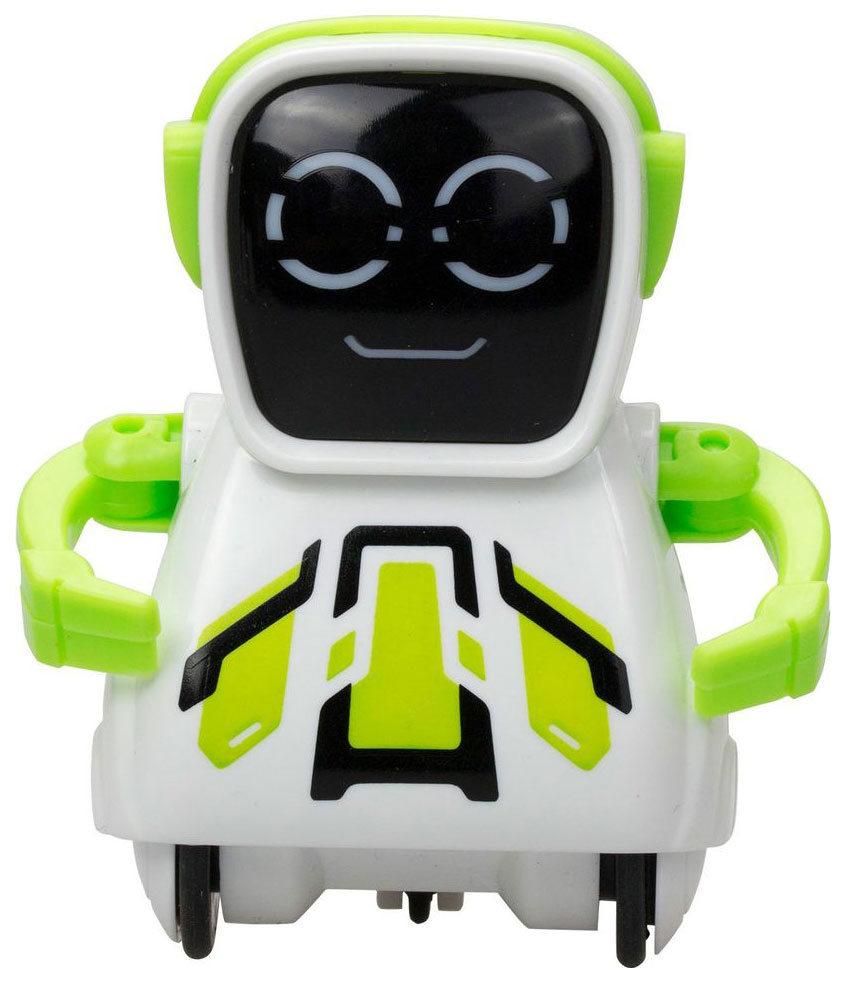 фото Интерактивный робот silverlit покибот белый с зеленым