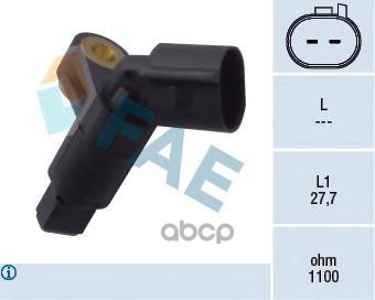 

Датчик abs FAE 78008