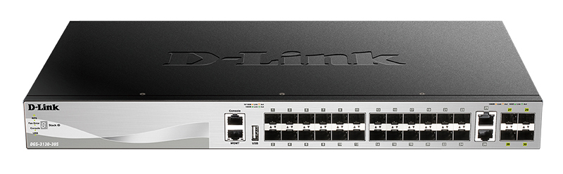 

Коммутатор D-Link DGS-3130-30S/A1A Black, DGS-3130