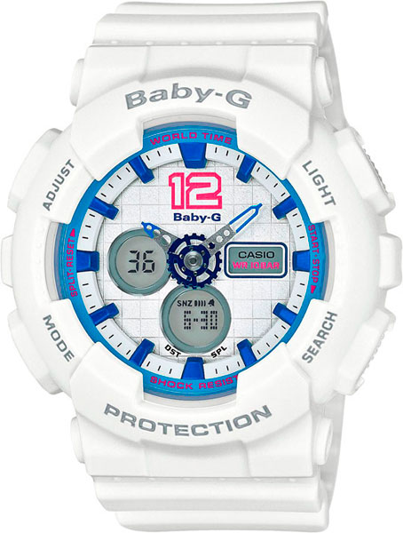 фото Наручные часы кварцевые женские casio baby-g ba-120-7b