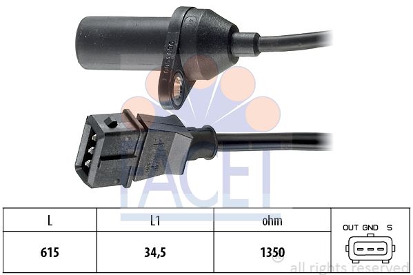 

Датчик автомобильный Facet 9.0053