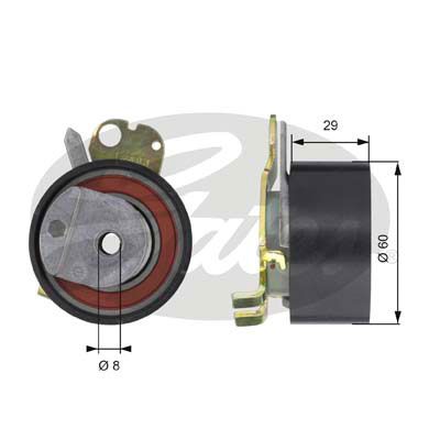 

Натяжной ролик GATES T43051