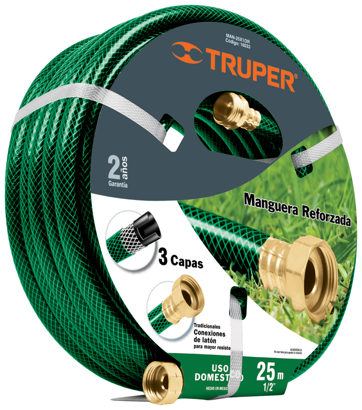 Шланг для полива Truper Man-25x1/2r 16033 1/2 25 м