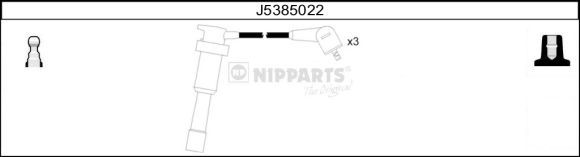 Комплект проводов зажигания NIPPARTS J5385022