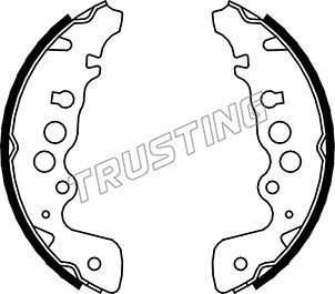 

Комплект тормозных колодок TRUSTING 111.243