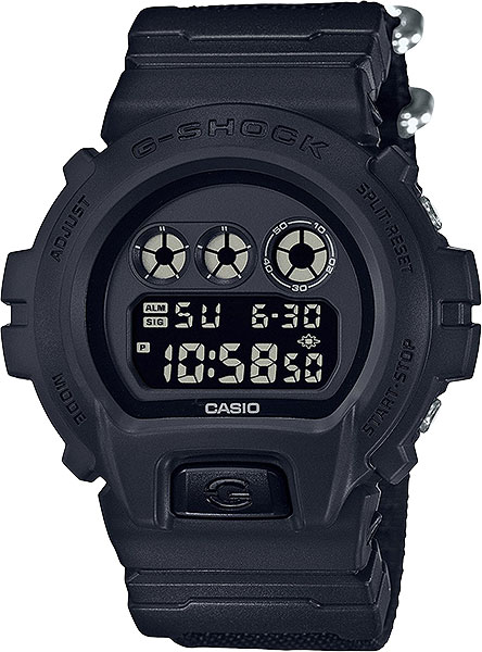 фото Японские наручные часы casio g-shock dw-6900bbn-1e с хронографом