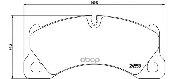 

Тормозные колодки brembo P65017