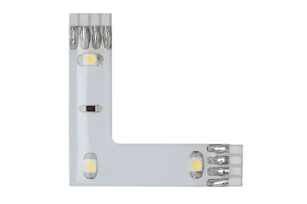 

Угловой элемент LED 90°-Connector 3x0,24W Set Warmwei 12V DC Wei Kunststoff 70205