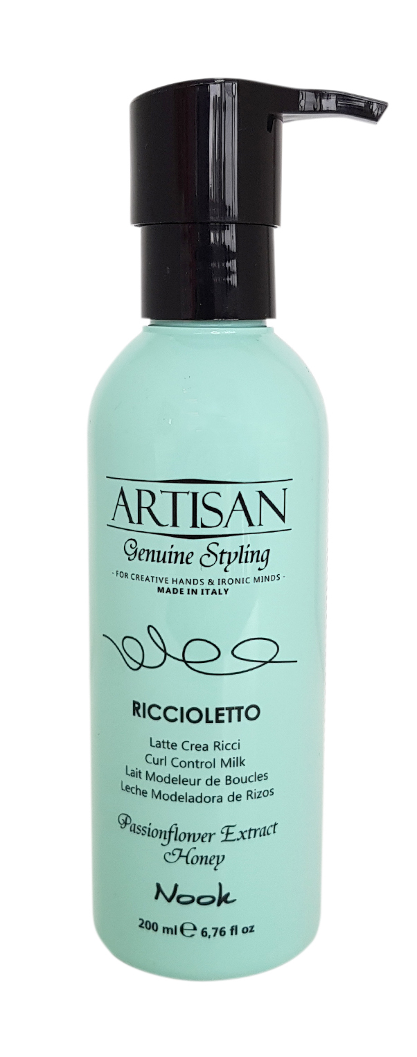 Средство для укладки волос Nook Artisan Riccioletto Curl Control Milk 200 мл расческа гребень barber loot для укладки создания текстуры и выпрямления кудрявых волос