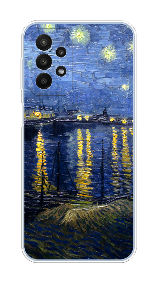 

Чехол на Samsung Galaxy A23 "Звездная ночь над Роной", Синий;желтый, 2105050-4