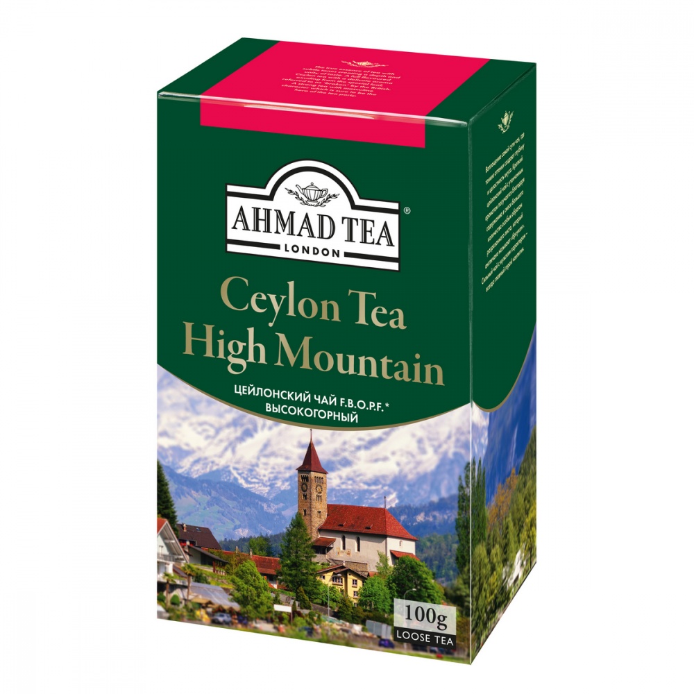 фото Чай ahmad ceylon tea high mountain, черный листовой, 100 гр ahmad tea