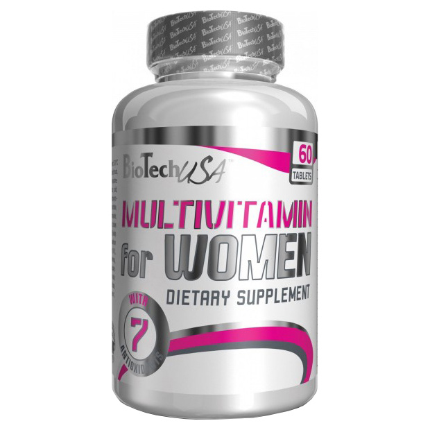 

Витаминно-минеральный комплекс BioTechUSA Multivitamin For Women 60 таблеток, Multivitamin For Women
