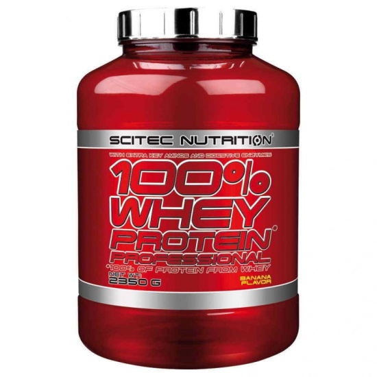 

Протеин Scitec Nutrition 100% Whey Protein Professional, 2350 г, banana, 100% Whey Protein Professional
