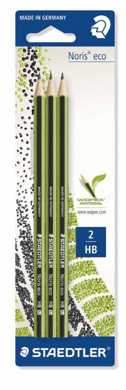 

Карандаш ч/граф, Noris eco HB, Staedtler, 3 шт, Блистер