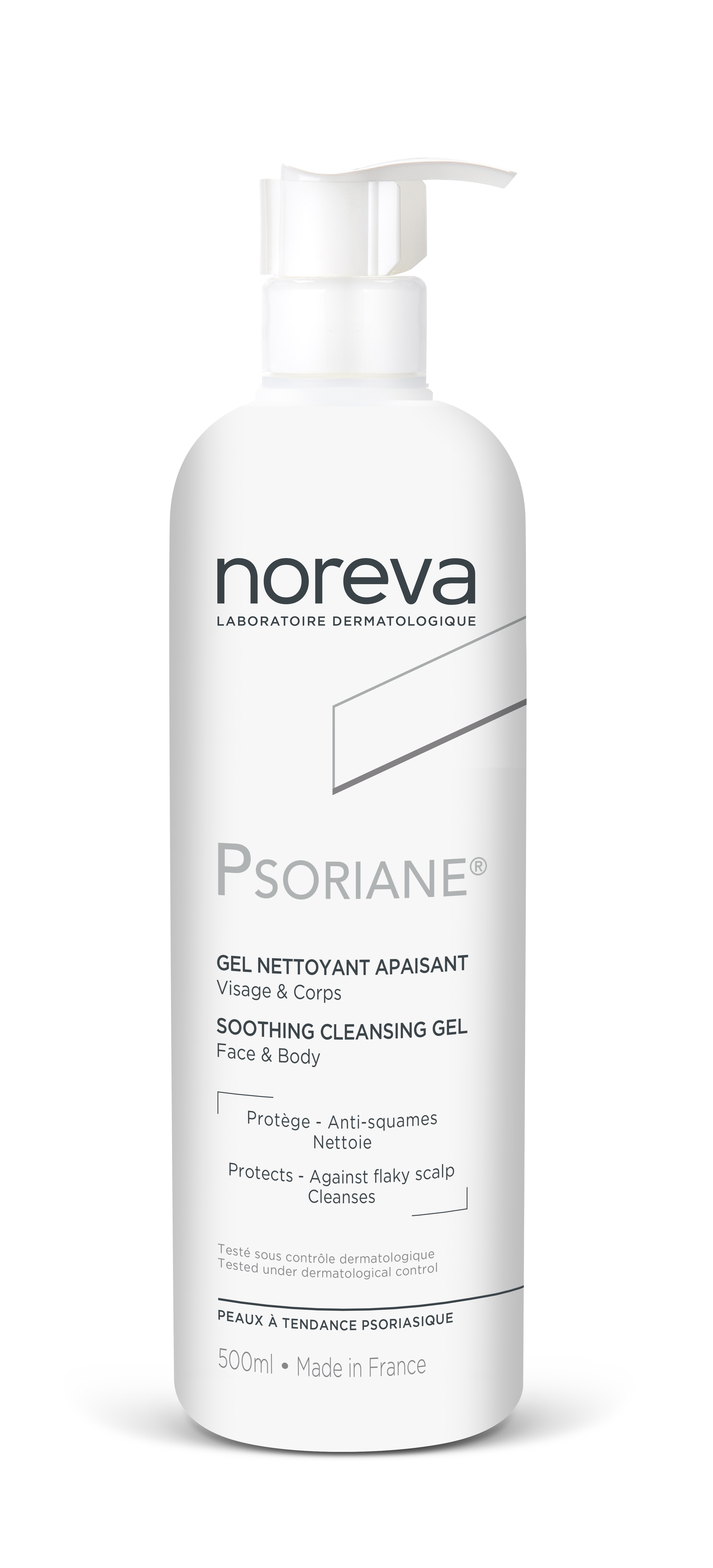 Гель для умывания Noreva Psoriane Soothing Cleansing Gel 500 мл молочко для тела noreva psoriane soothing moisturizing fluid 200 мл