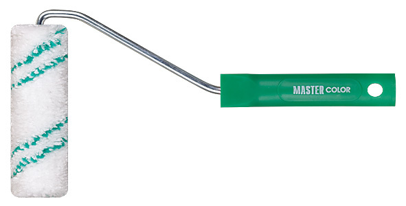 Ролик, ядро 30 мм,, микрофибра, ворс 9 мм, ручка 35 см, 10 см 30-1095 ролик специальный для решеток арматур оград ядро 15 мм 100% велюр ворс 5 мм ручка