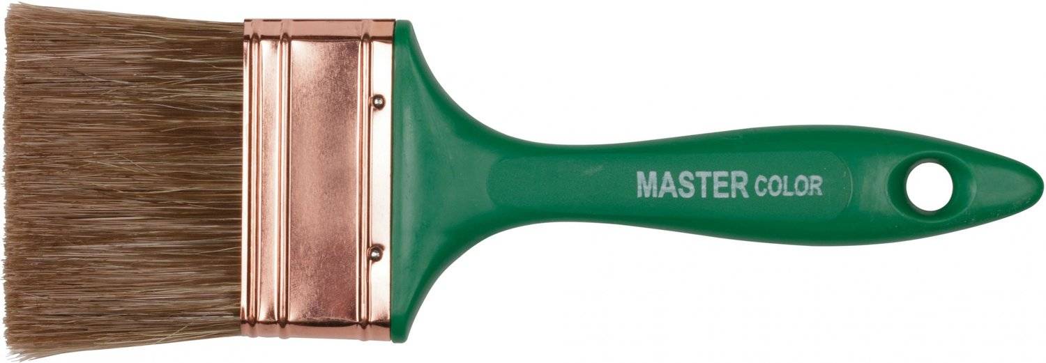 Плоская кисть МASTER COLOR 30-0231 30 мм кисть щётка для нанесения масок микс