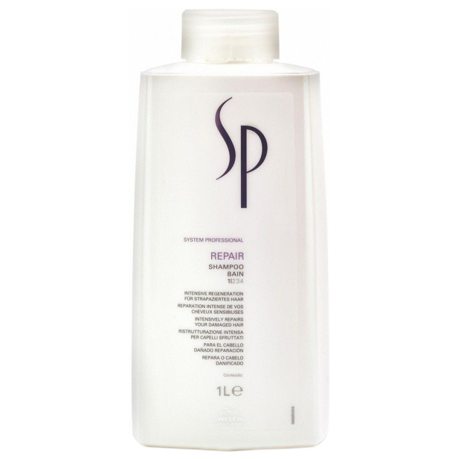 Шампунь Wella System Professional Repair Shampoo 1000 мл шампунь wella professionals elements renewing shampoo 250 мл