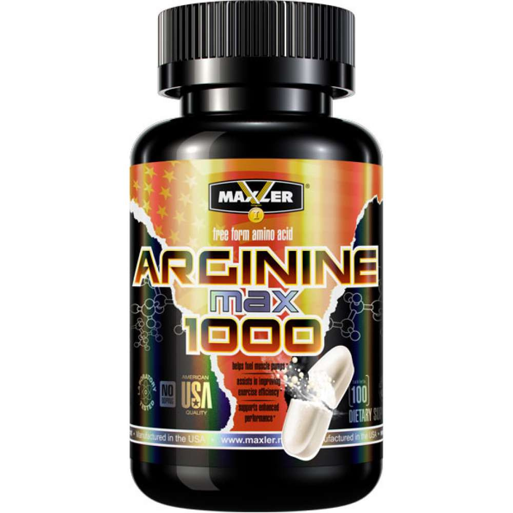 фото Arginine 1000 max maxler, 100 таблеток