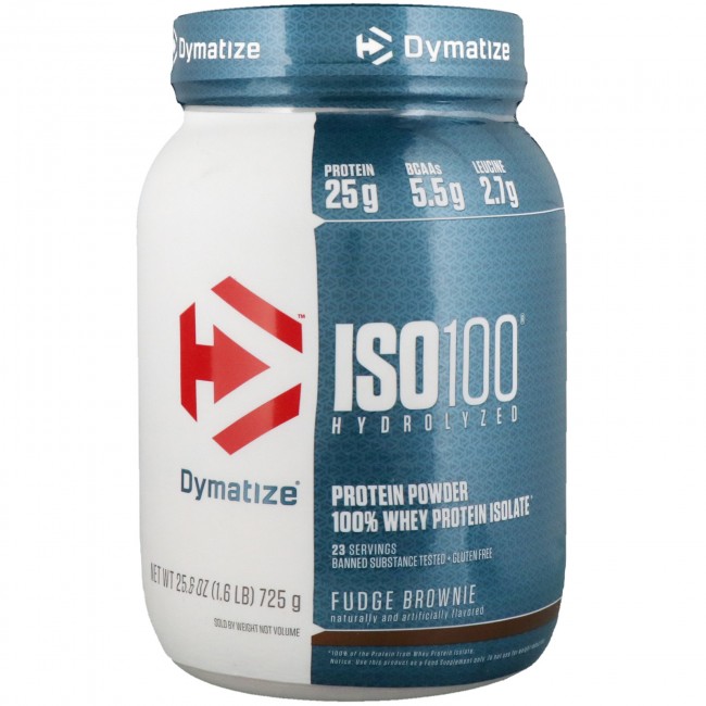 Протеин Dymatize Nutrition Iso-100, 660 г, fudge brownie