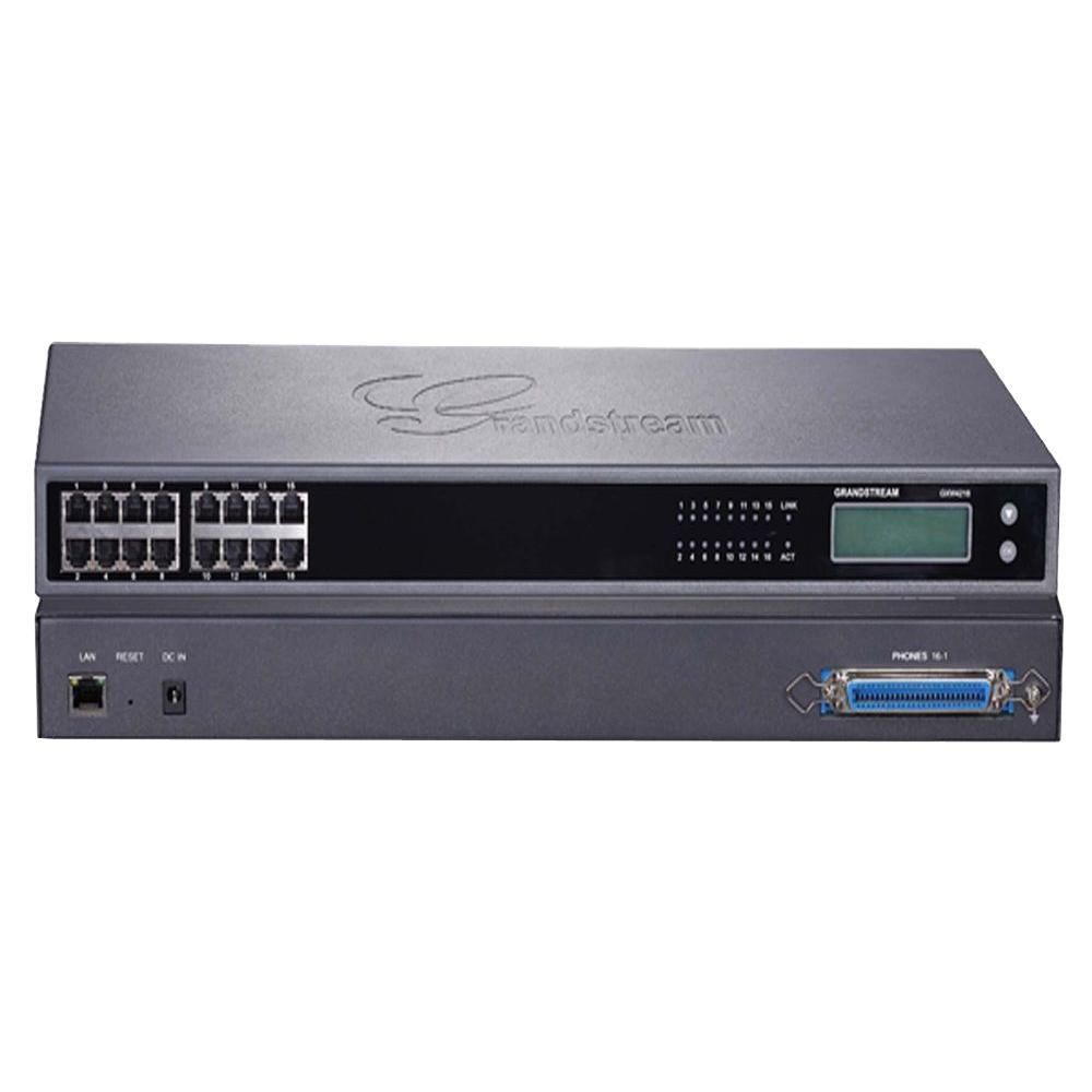 

Шлюз Grandstream GXW4216 16xFXS 1xEthernet 10/100Мб/с SIP, Черный, GXW-4216