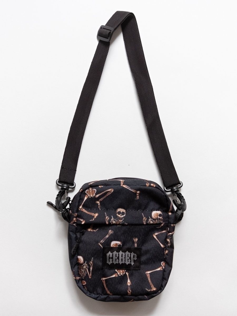 

Сумка унисекс Severclothing B-Skeleton, черный, B-Skeleton