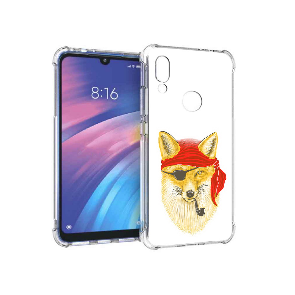 

Чехол MyPads Tocco для Xiaomi Redmi Y3 лиса-пират, Прозрачный, Tocco