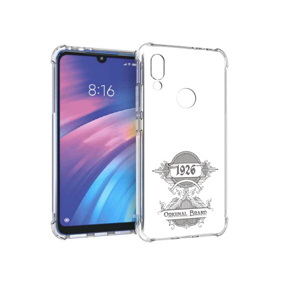 

Чехол MyPads Tocco для Xiaomi Redmi Y3 логотип черно белый, Прозрачный, Tocco