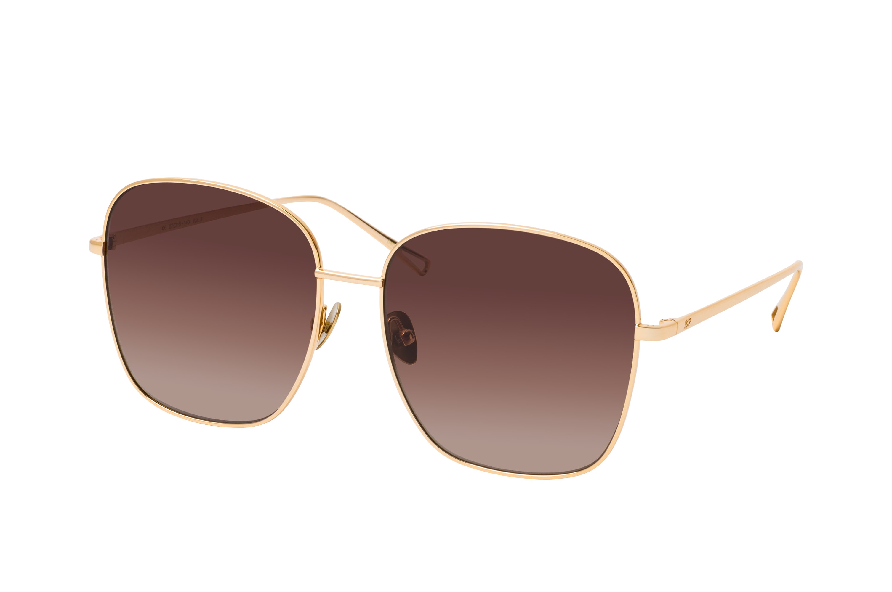 

Солнцезащитные очки женские Mister Spex 68533136 коричневые/золотистые, 68533136