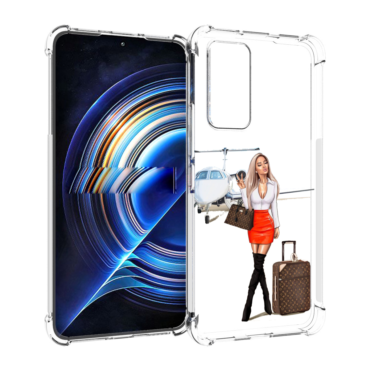 

Чехол MyPads Деловая-девушка женский для Tecno Camon 19 Neo, Прозрачный, Tocco