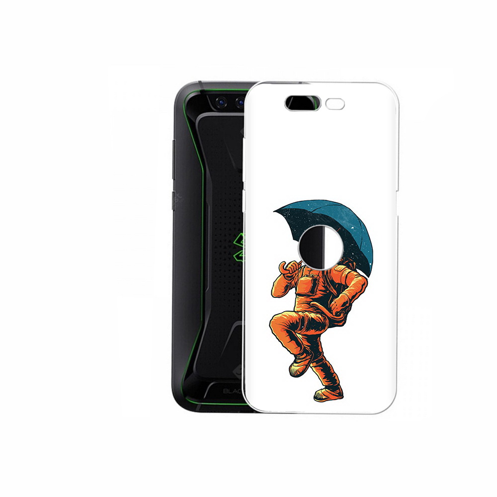 

Чехол MyPads Tocco для Xiaomi Black Shark шагающий космонавт с зонтом (PT144492.337.695), Прозрачный, Tocco