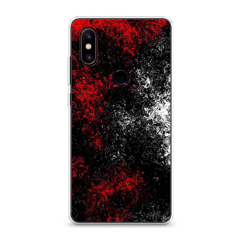 

Чехол на Xiaomi Mi Mix 2S "Монотипия", Красный;черный;белый, 33450-3