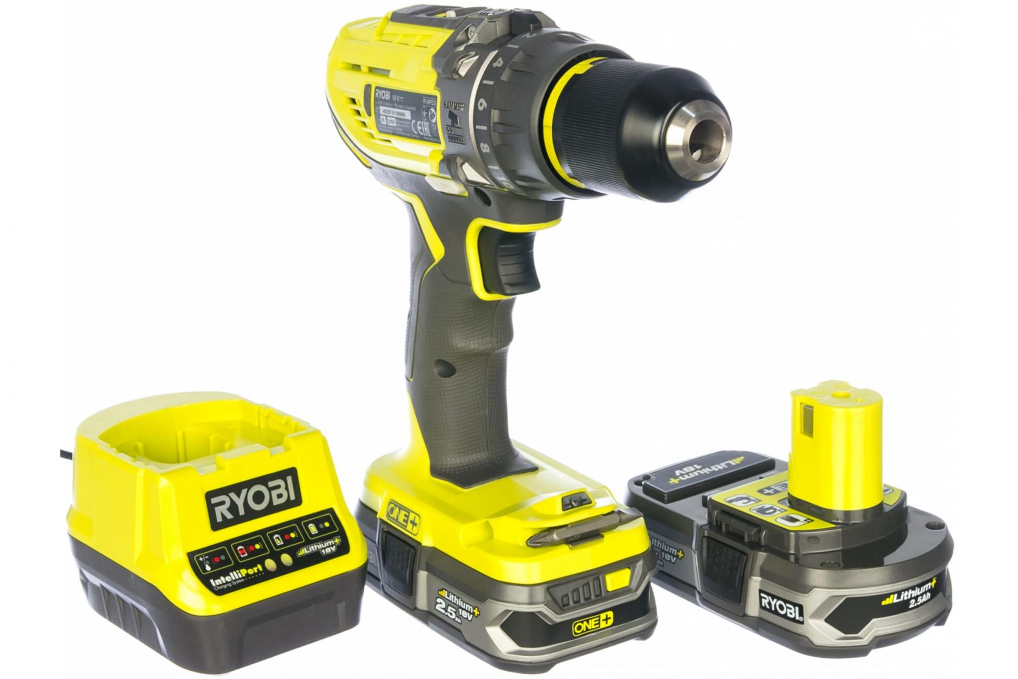 фото Ударная дрель-шуруповерт ryobi one+ r18pd31-225s