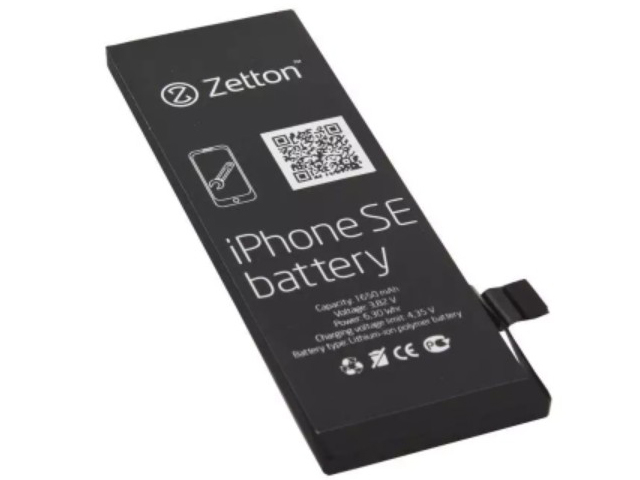 Аккумулятор для телефона Zetton 1650мА/ч для Apple iPhone SE