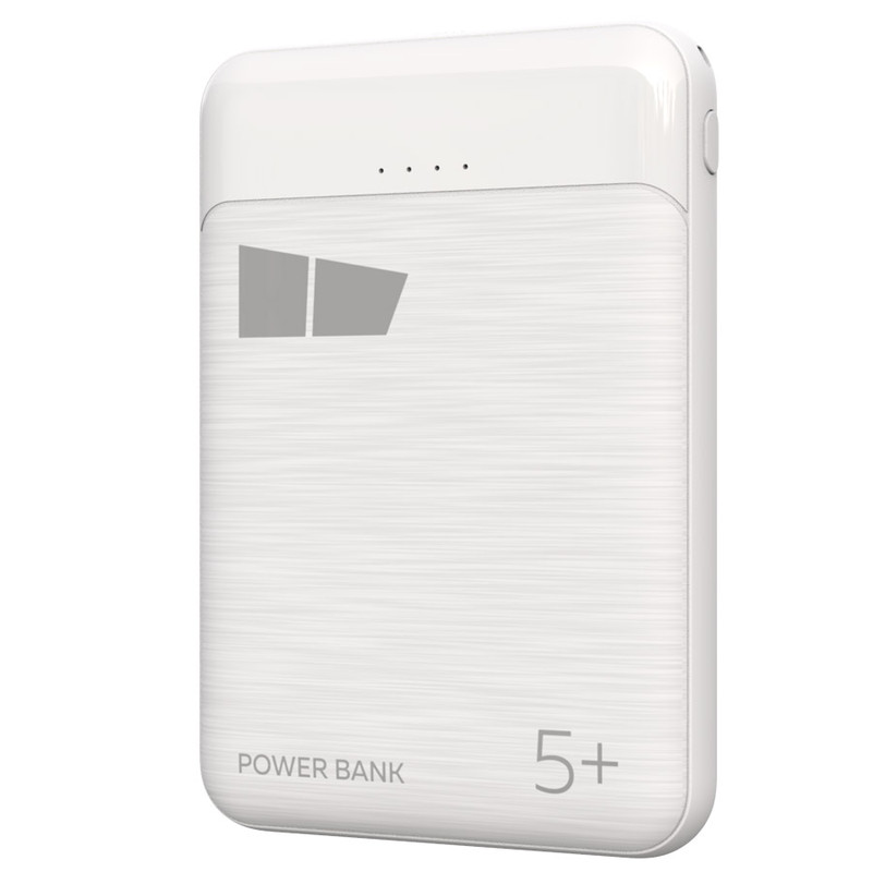 

Внешний аккумулятор More choice 5000mAh 2USB 2.1A PB33-05 White, PB33-05