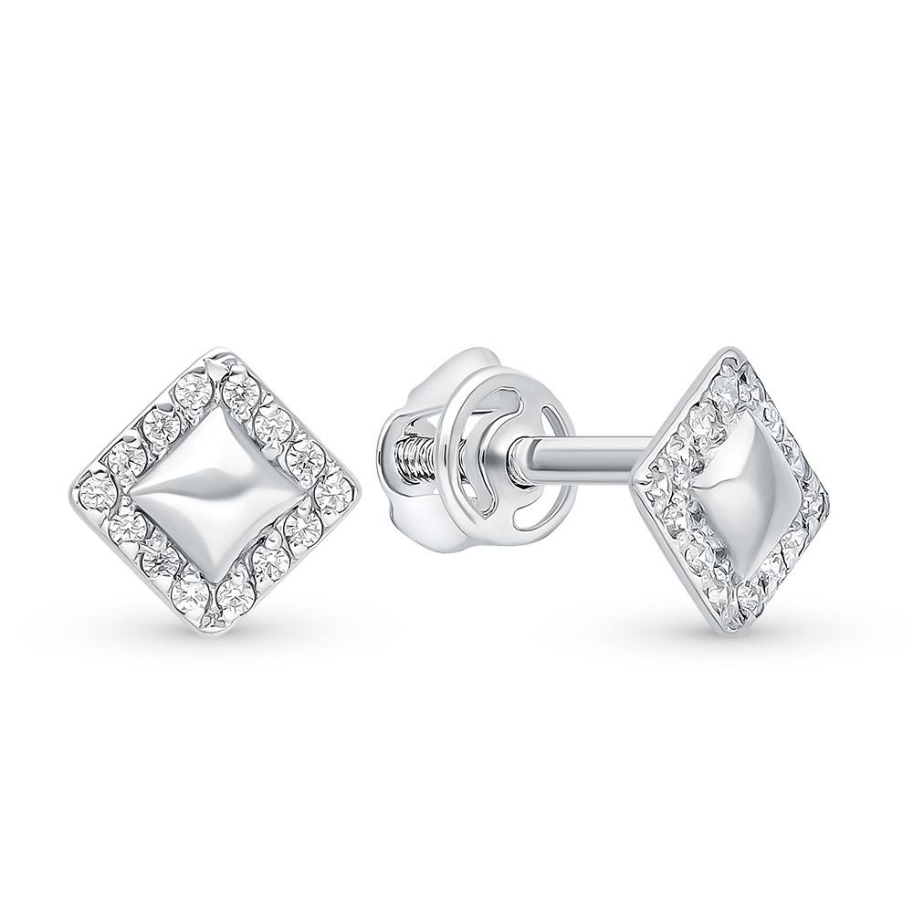

Серьги из серебра с фианитом 585Gold 902000563, 902000563