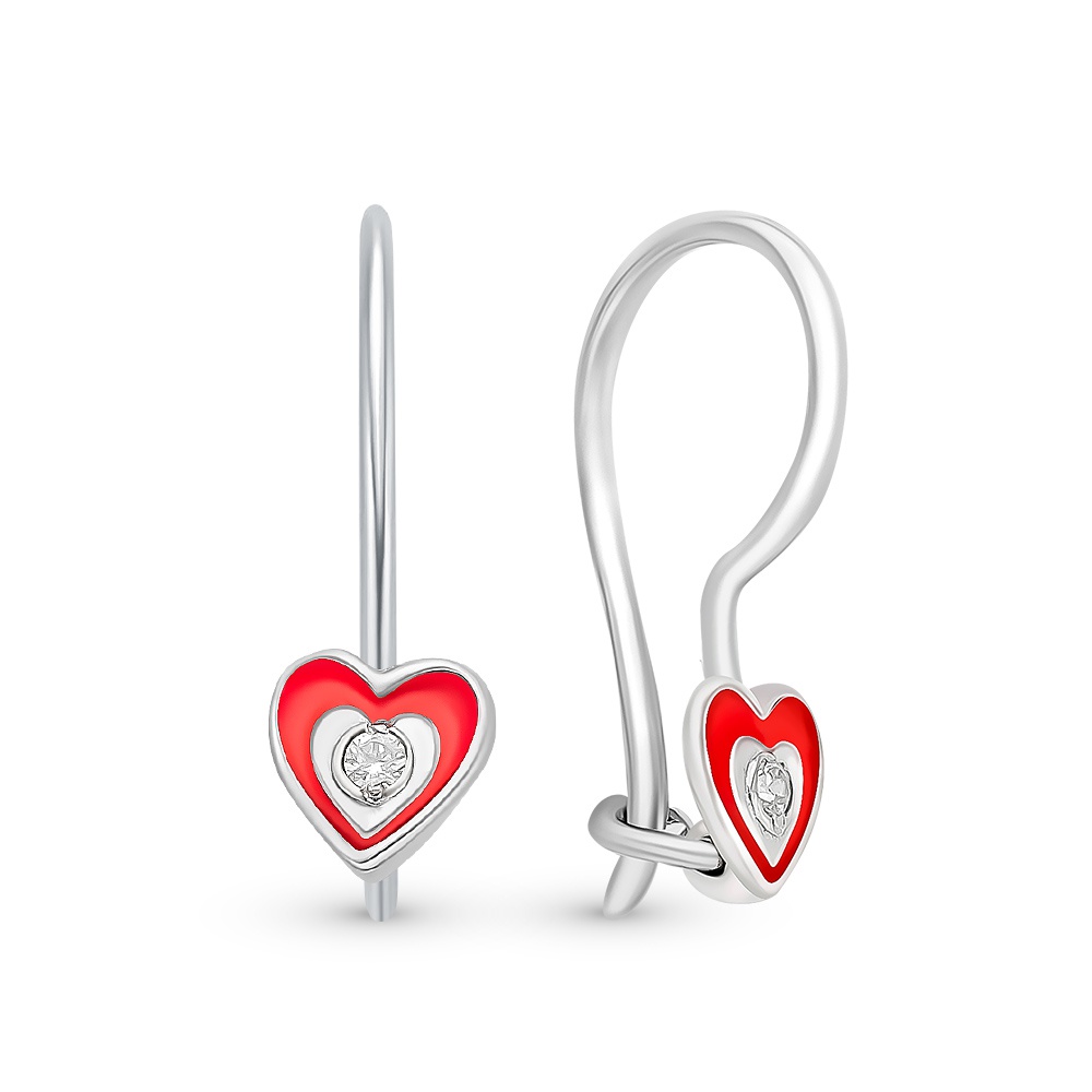 

Серьги из серебра с фианитом 585Gold 902000552, 902000552