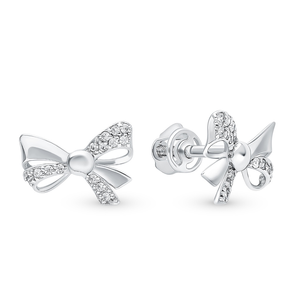 

Серьги из серебра с фианитом 585Gold 902000565, 902000565