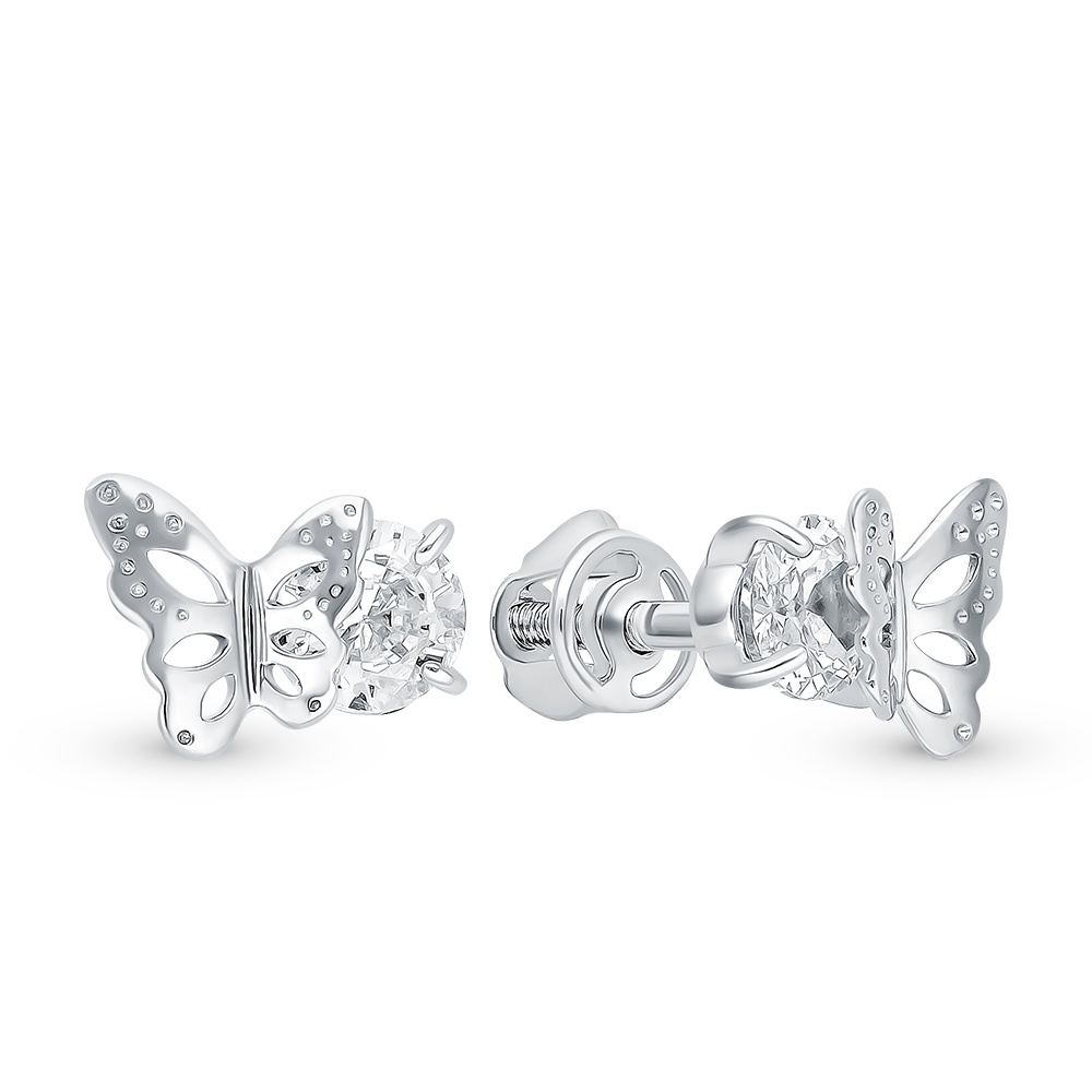 

Серьги из серебра с фианитом 585Gold 902000554, 902000554