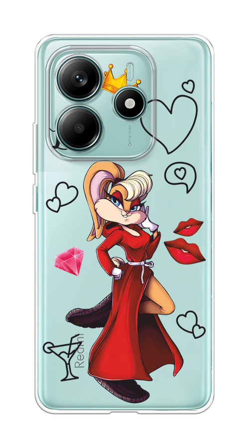 

Чехол на Xiaomi Redmi Note 14 4G Rich Lola Bunny, Красный;бежевый;оранжевый, 324150-1