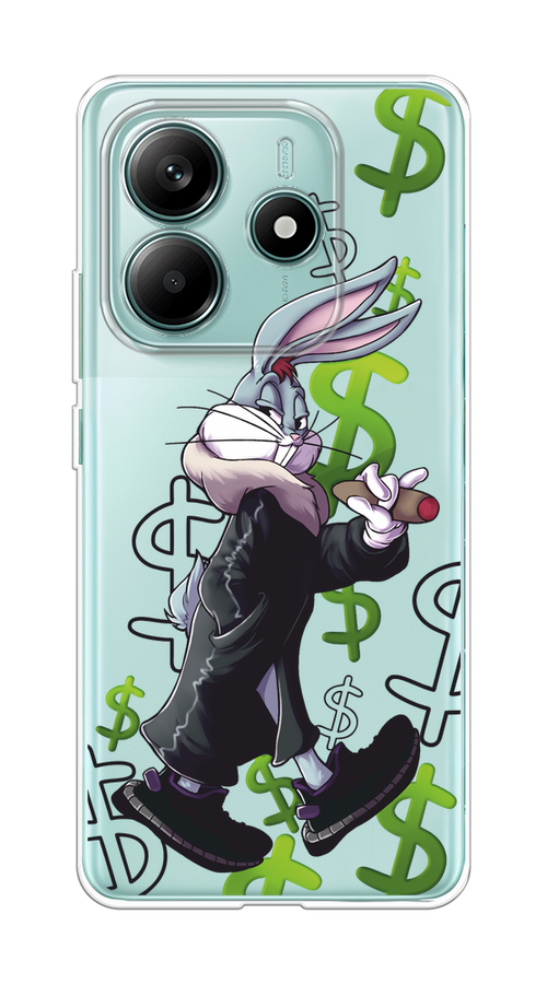 

Чехол на Xiaomi Redmi Note 14 4G Rich Bugs Bunny, Зеленый;черный;голубой, 324150-1