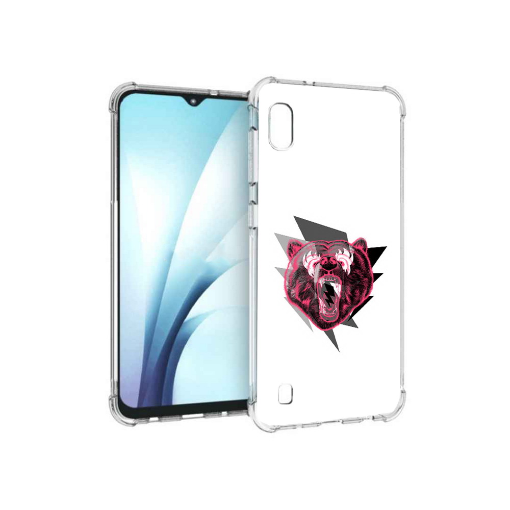 

Чехол MyPads Tocco для Samsung Galaxy A10 грозовой медведь (PT147645.531.301), Прозрачный, Tocco