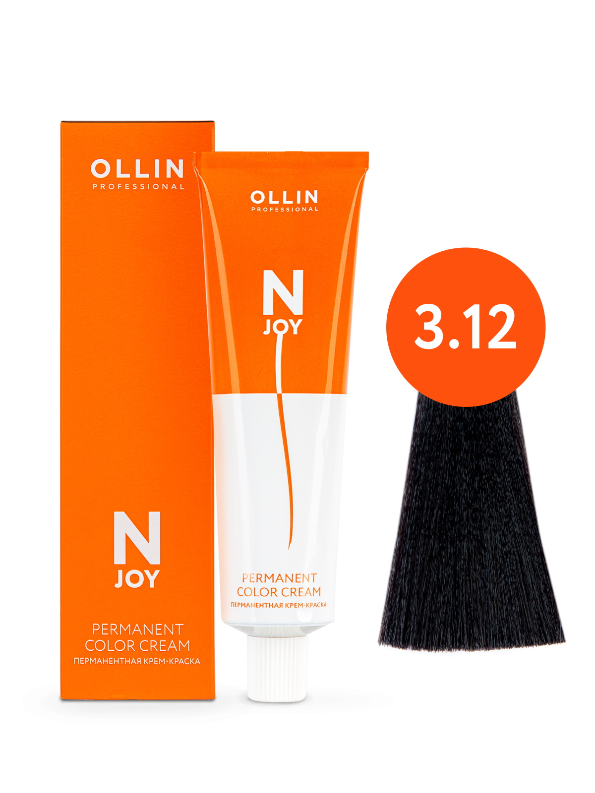 Крем-краска Ollin Professional N-JOY 3/12 ollin professional ollin color набор перманентная крем краска для волос оттенок 7 00 русый глубокий 100 мл окисляющая эмульсия oxy 6% 150 мл