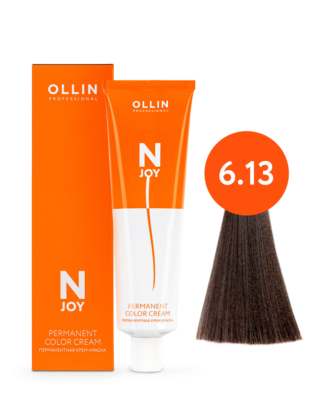 Крем-краска Ollin Professional N-JOY 6/13 ollin professional ollin color набор перманентная крем краска для волос оттенок 7 00 русый глубокий 100 мл окисляющая эмульсия oxy 6% 150 мл