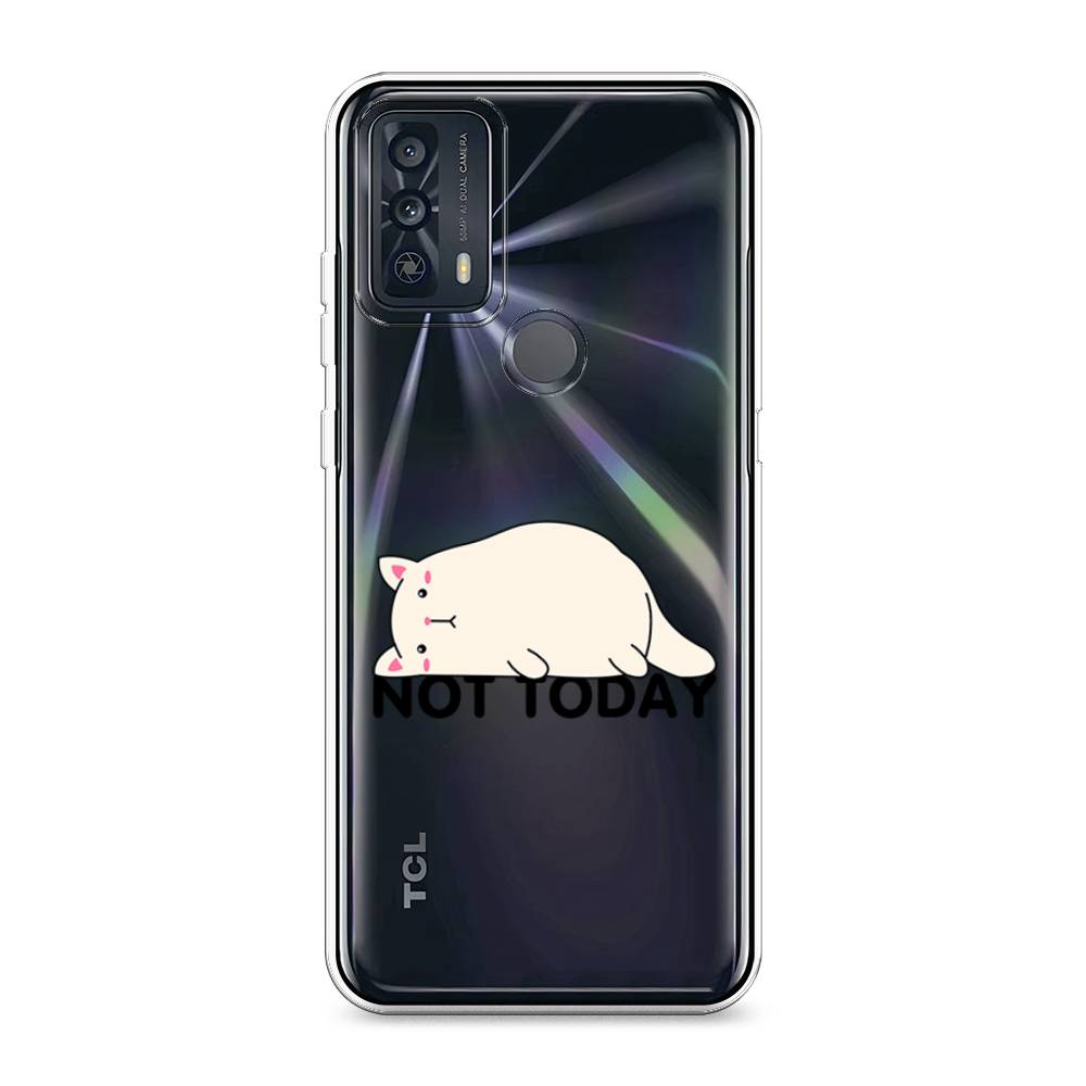 

Чехол для TCL 20B "Cat not today", Белый;розовый;черный, 290750-1