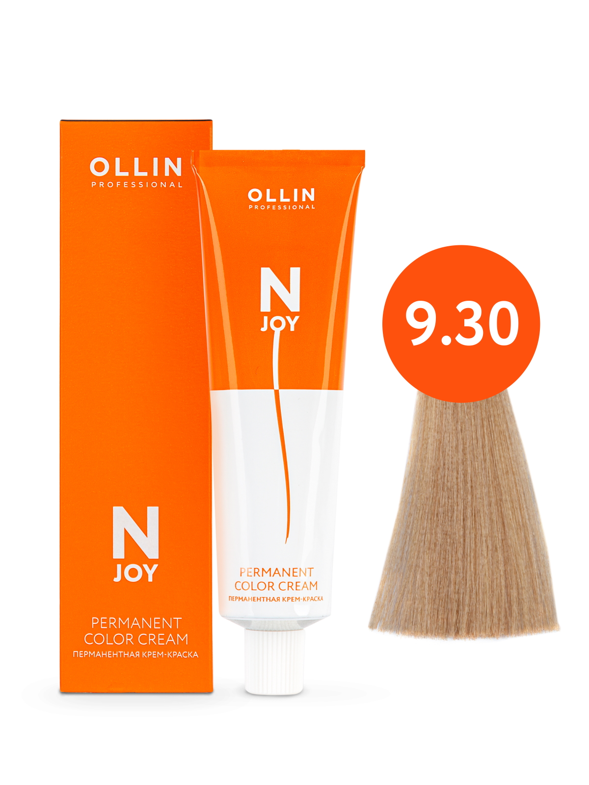 Крем-краска Ollin Professional N-JOY 9/30 окисляющий крем активатор 4% ollin n joy 397069 100 мл