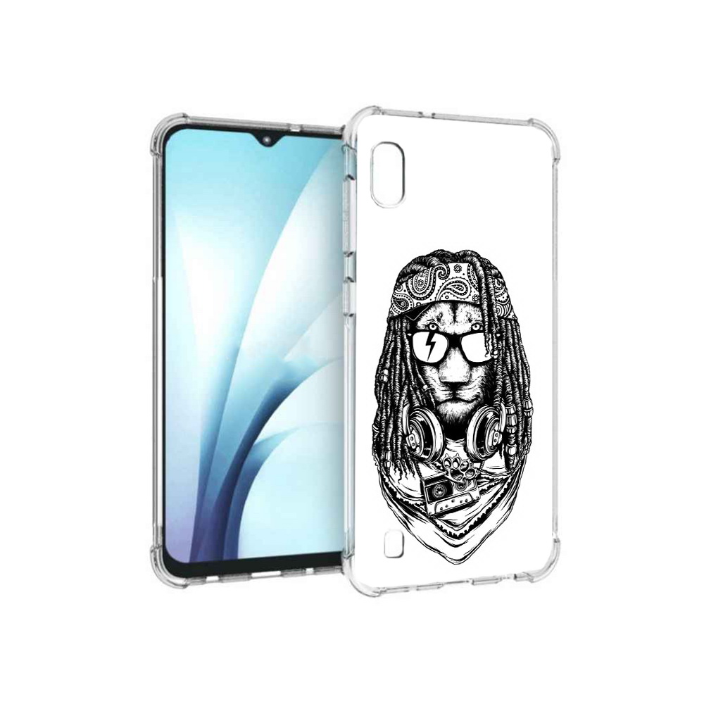 

Чехол MyPads Tocco для Samsung Galaxy A10 дреды льва (PT147645.531.338), Прозрачный, Tocco